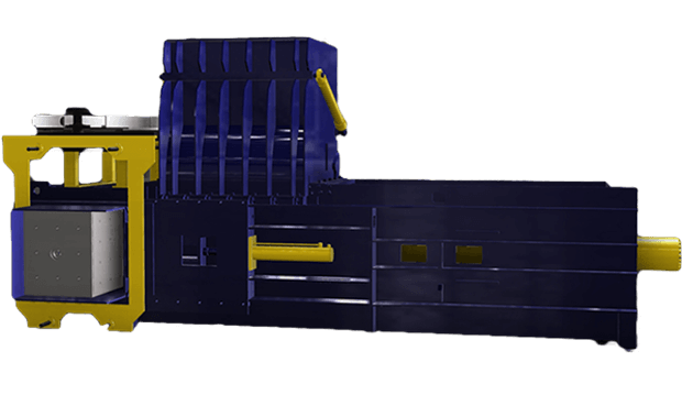 twin ram recycling baler bigger